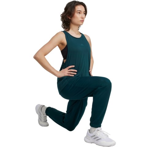 Spodnie damskie adidas Yoga Essentials zielone JY2812