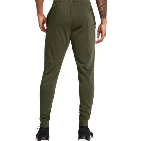 Spodnie męskie Under Armour Rival Terry Jogger khaki 1380843 390