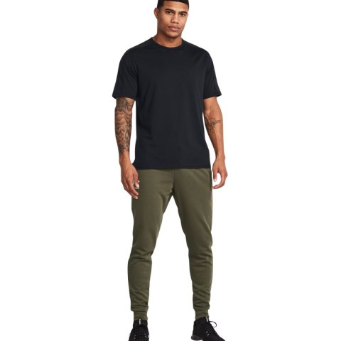 Spodnie męskie Under Armour Rival Terry Jogger khaki 1380843 390
