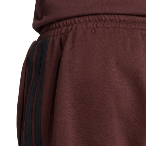 Spodnie męskie adidas Essentials 3-Stripes Fleece brązowe JX0749