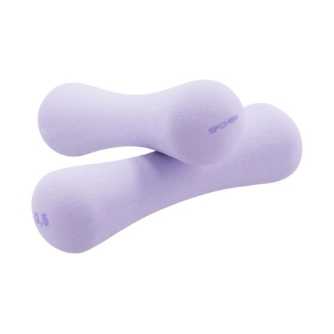 Hantle Spokey Bone 2 x 0,5 kg fioletowe 941960 Hantle Spokey Bone 2 x 0,5 kg fioletowe 941960