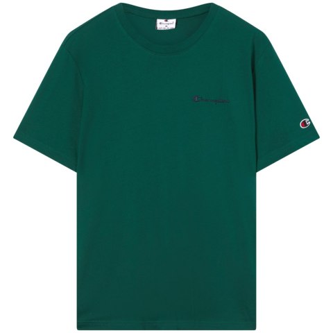 Koszulka męska Champion SS Tee zielona 221798 GS584