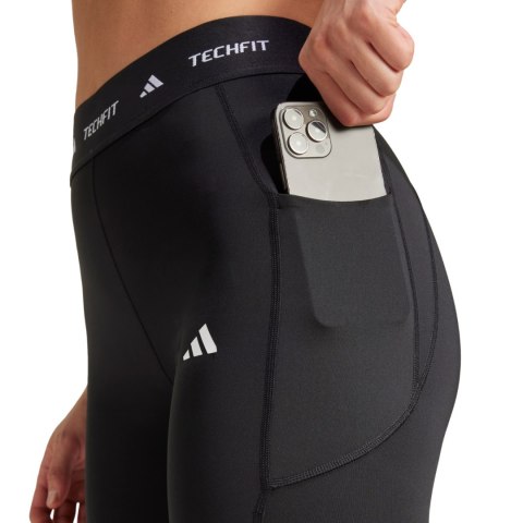 Legginsy damskie adidas Techfit Stash Pocket Full-Length czarne IT2282