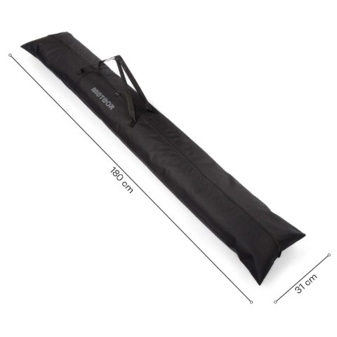 Pokrowiec na narty Meteor Croma czarny 17677 Pokrowiec na narty Meteor Croma czarny 17677