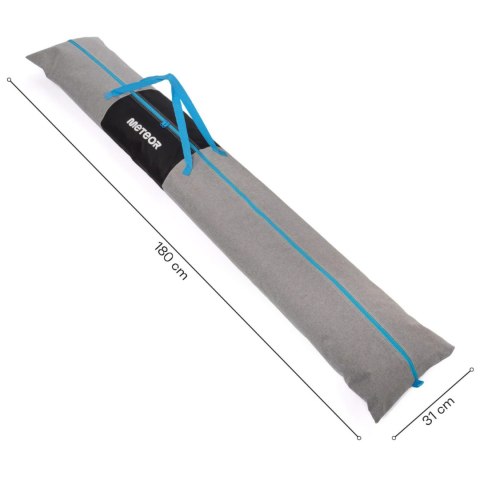 Pokrowiec na narty Meteor Croma szaro-czarny 17679 Pokrowiec na narty Meteor Croma szaro-czarny 17679