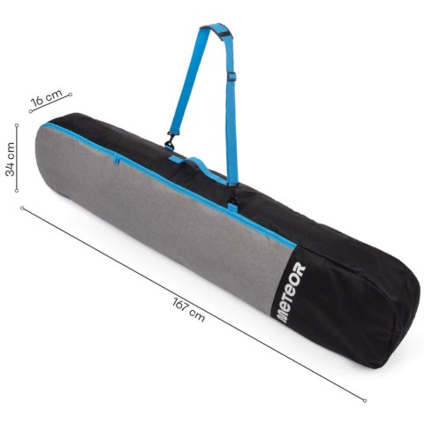 Pokrowiec na snowboard Meteor Hielo szaro-czarny 17330