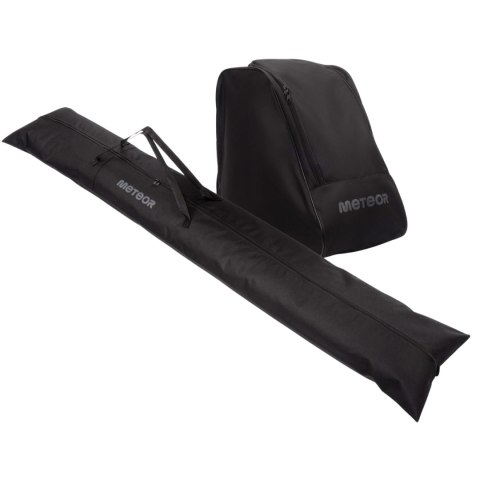 Zestaw narciarski Meteor Croma torba+pokrowiec czarny 17313