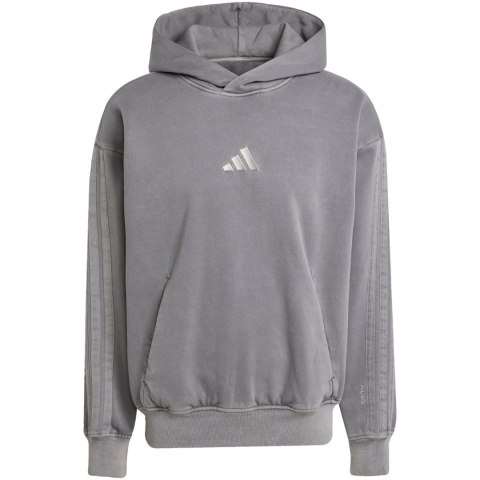 Bluza męska adidas ALL SZN Fleece Washed Hoodie szara JL6539 Bluza męska adidas ALL SZN Fleece Washed Hoodie szara JL6539