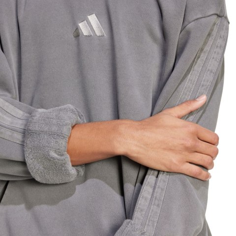 Bluza męska adidas ALL SZN Fleece Washed Hoodie szara JL6539 Bluza męska adidas ALL SZN Fleece Washed Hoodie szara JL6539