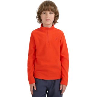 Bluza polarowa dla chłopca 4F M058 czerwona 4FJWAW25UFLEM058 62S
