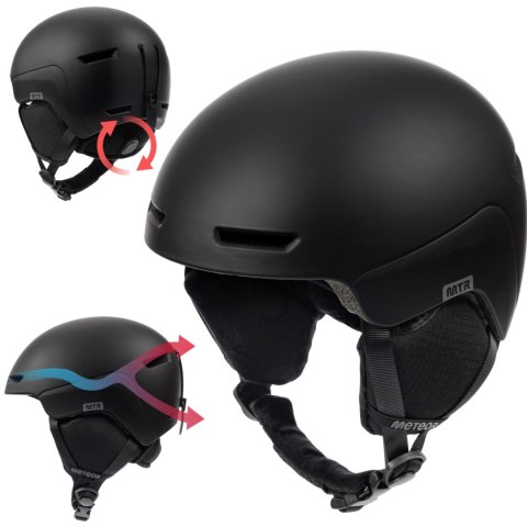 Kask narciarski Meteor Avalo S 53-55 cm czarny 17280