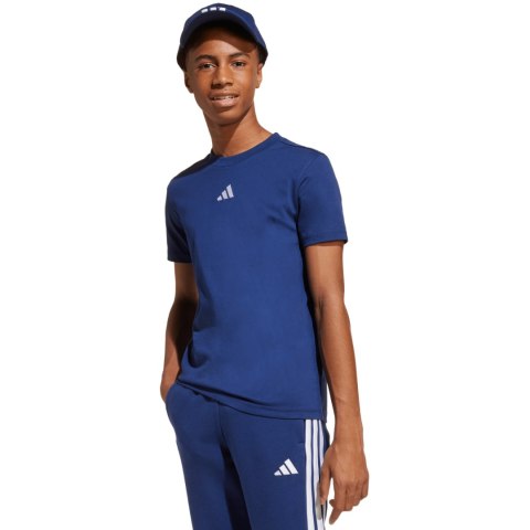 Koszulka dla dzieci adidas Essentials Tee 160 granatowa JY0613