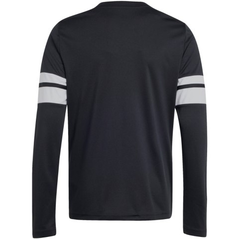 Koszulka dla dzieci adidas Squadra 25 Long Sleeve Jersey czarno-biała JJ0047