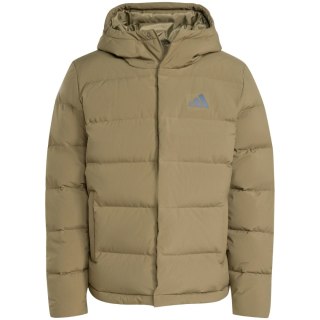 Kurtka męska adidas Helionic Climawarm Hoodie oliwkowa JX0580