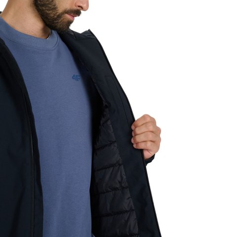 Kurtka narciarska męska 4F M0787 głęboka czerń 4FWAW25TTJAM0787 20S