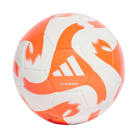 Piłka nożna adidas Tiro Club Sala biało-pomarańczowa IX3823