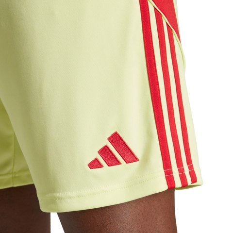 Spodenki męskie adidas Tiro 24 żółto-czerwone JI6090