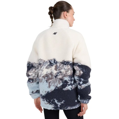 Bluza polarowa 4F U351 multikolor allover 4FWAW25TFLEU351 90A