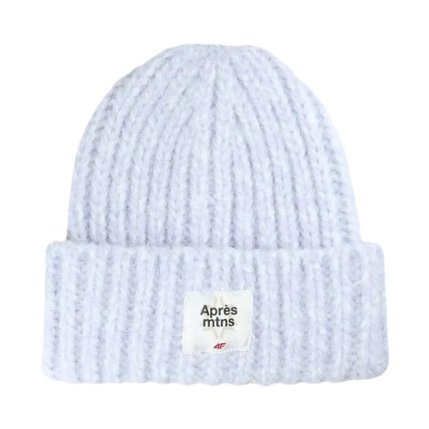 Czapka damska 4F F572 jasny fiolet melanż 4FWAW25ACAPF572 52M