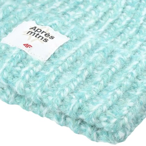 Czapka damska 4F F572 mięta melanż 4FWAW25ACAPF572 47M