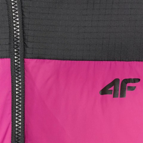 Kurtka damska puchowa 4F F581 fuksja 4FWAW25TDJAF581 55S