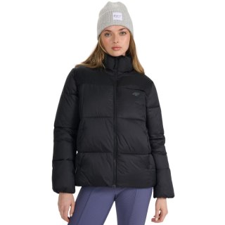 Kurtka damska puchowa 4F F581 głęboka czerń 4FWAW25TDJAF581 20S