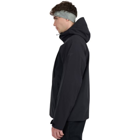 Kurtka trekkingowa męska 4F M1010 głęboka czerń 4FWAW25TTJAM1010 20S