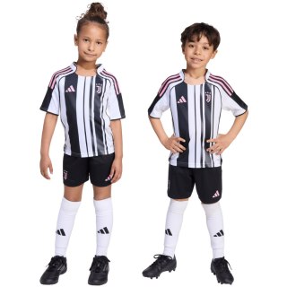 Komplet dla dzieci adidas Juventus 25/26 Home biało-czarny JN5220