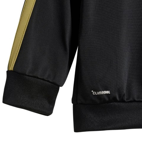 Dres dla dzieci adidas Essentials Climacool czarno-złoty JC8857