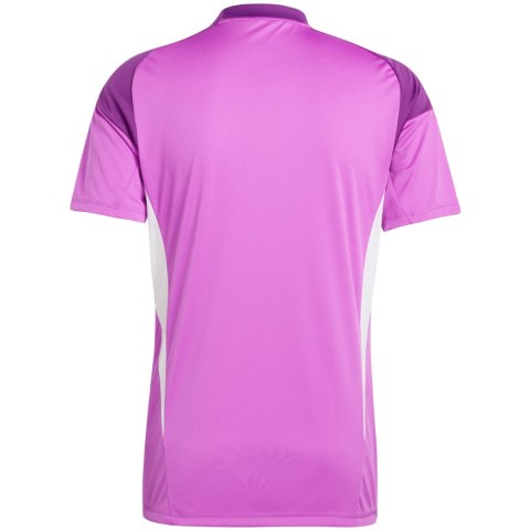 Koszulka bramkarska męska adidas Tiro 25 Competition Jersey Short Sleeve fioletowa JI9719