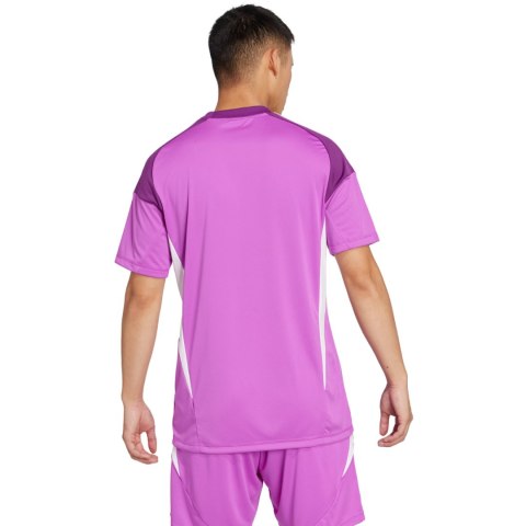 Koszulka bramkarska męska adidas Tiro 25 Competition Jersey Short Sleeve fioletowa JI9719