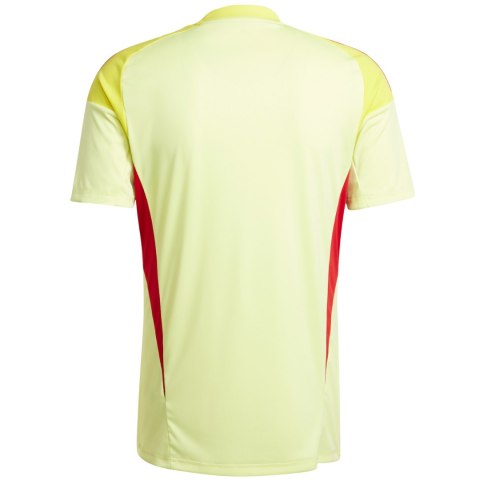 Koszulka bramkarska męska adidas Tiro 25 Competition Short Sleeve limonkowo-czerwona JN2016