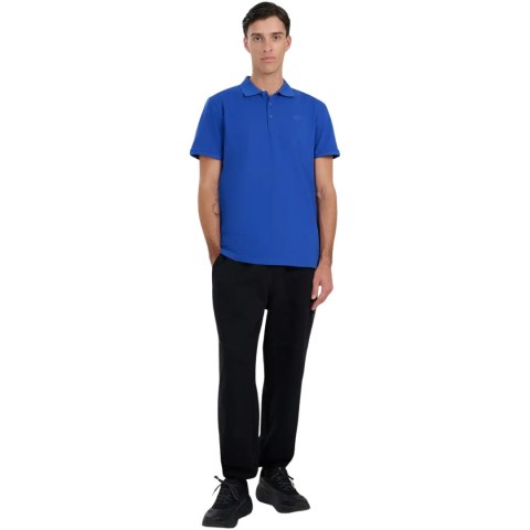 Koszulka męska polo 4F M555 kobalt 4FWAW25TPTSM555 36S