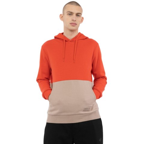 Bluza męska 4F pomarańcz neon H4Z22 BLM027 70N