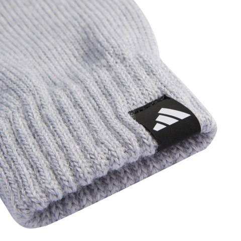 Komplet adidas czapka + rękawiczki szary KB7340