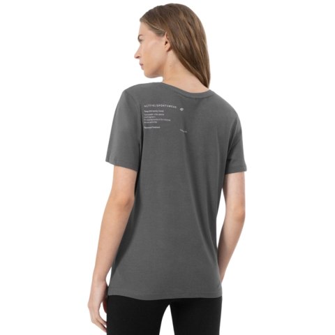 Koszulka damska 4F antracyt H4Z22 TSD025 22S