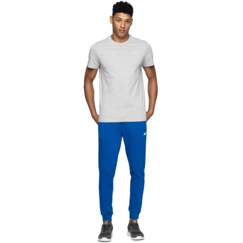 Koszulka męska 4F chłodny jasny szary melanż NOSH4 TSM003 27M