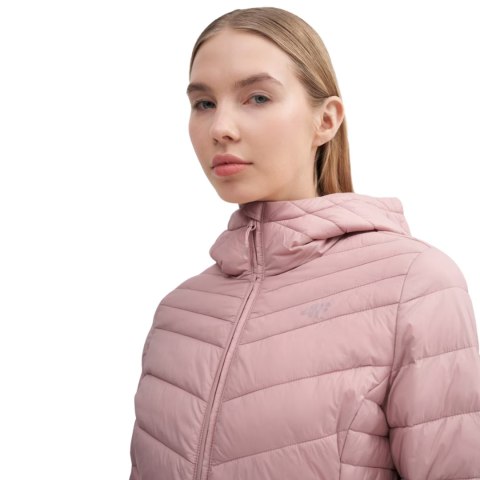 Kurtka damska puchowa 4F F095 jasny róż 4FSS23TDJAF095 56S