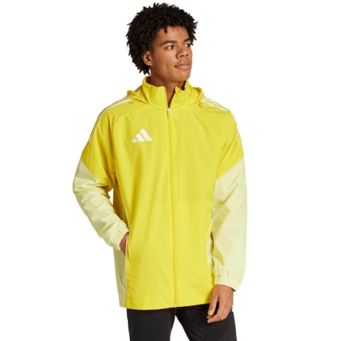 Kurtka męska adidas Tiro 25 Competition All-Weather żółta JI8958