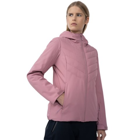 Kurtka narciarska damska 4F ciemny róż H4Z22 KUDN003 53S