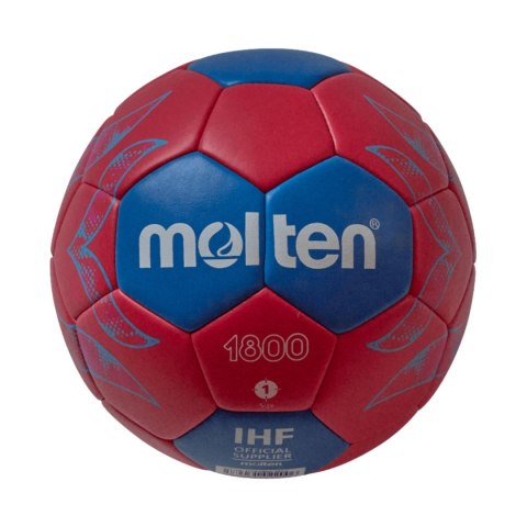 Piłka ręczna Molten H1A1800-W5Z czerwono-niebieska