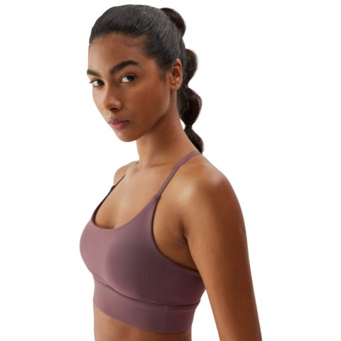 Stanik sportowy 4F F079 fioletowy 4FAW23USBAF079 82S