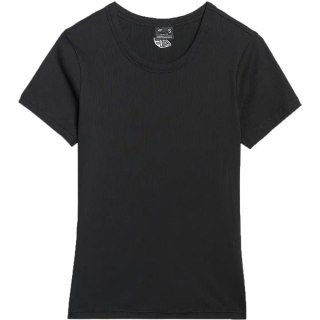 Koszulka damska 4F F2337 głęboka czerń 4FWAW25TTSHF2337 20S