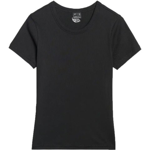 Koszulka damska 4F F2337 głęboka czerń 4FWAW25TTSHF2337 20S