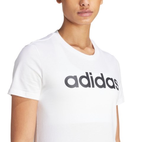 Koszulka damska adidas Essentials Linear biała GL0768