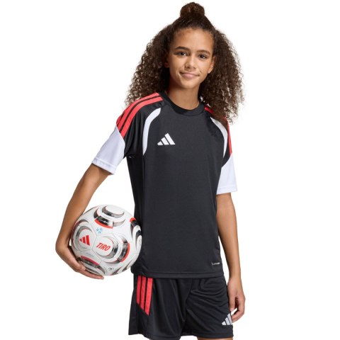 Koszulka dla dzieci adidas Tiro 26 League Jersey czarno-czerwona KB1326