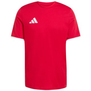 Koszulka męska adidas Entrada 26 Tee czerwona JZ6676