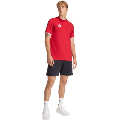 Koszulka męska adidas Entrada 26 Tee czerwona JZ6676