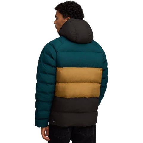 Kurtka męska Puma Mono Hooded zielono-brązowo-czarna 688367 75