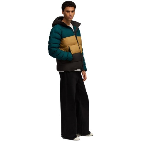 Kurtka męska Puma Mono Hooded zielono-brązowo-czarna 688367 75